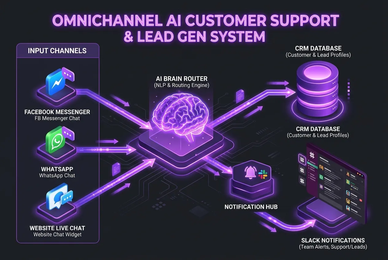 Omnichannel AI Support & Lead Qualification Platform