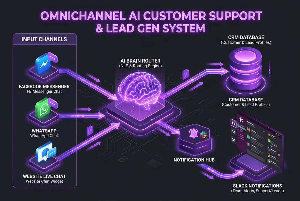 Architecting Omnichannel AI Customer Support & Automated Lead Systems